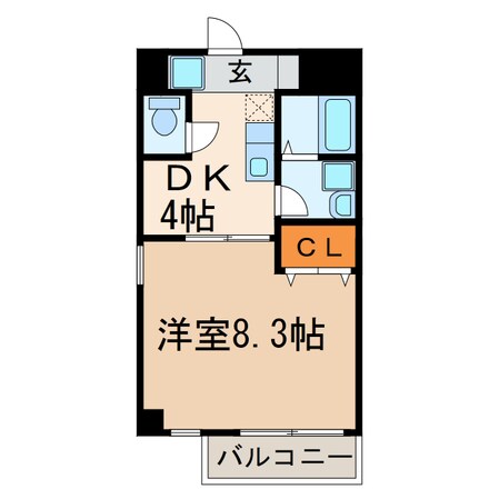 クレールｉの物件間取画像